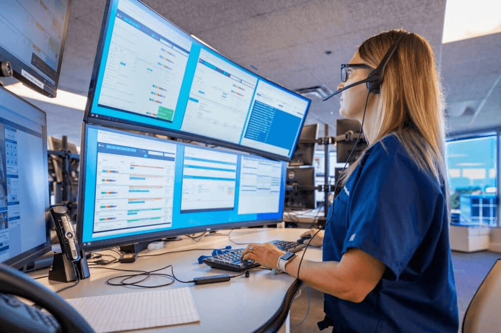 Virtual Emergency Department platform interface